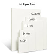 Stretched Canvas Mixed Sizes Value Pack 10 pc - STRETCHED CANVAS & PANEL BOARDS - KINGART