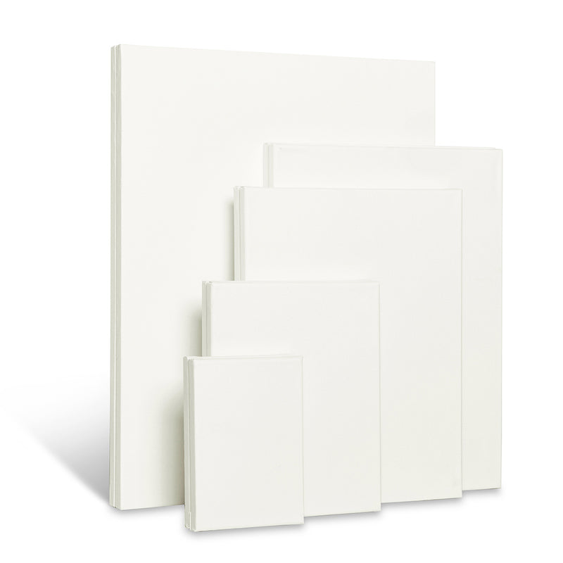 Stretched Canvas Mixed Sizes Value Pack 10 pc - STRETCHED CANVAS & PANEL BOARDS - KINGART