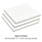 Canvas Panels 5x7 14 pc - STRETCHED CANVAS & PANEL BOARDS - KINGART