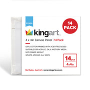 Canvas Panels 4x4 14 pc - Studio - KINGART