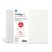 Canvas Panels 8x8 14 pc - STRETCHED CANVAS & PANEL BOARDS - KINGART