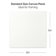 Canvas Panels 8x8 14 pc - STRETCHED CANVAS & PANEL BOARDS - KINGART