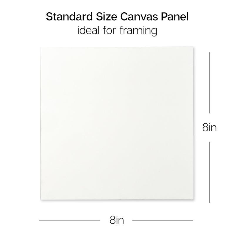 Canvas Panels 8x8 14 pc - STRETCHED CANVAS & PANEL BOARDS - KINGART
