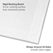 Canvas Panels 8x10 14 pc - STRETCHED CANVAS & PANEL BOARDS - KINGART