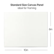 Canvas Panels 8x10 14 pc - STRETCHED CANVAS & PANEL BOARDS - KINGART
