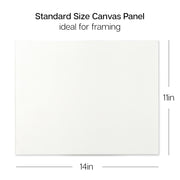 Canvas Panels 11x14 14 pc - STRETCHED CANVAS & PANEL BOARDS - KINGART