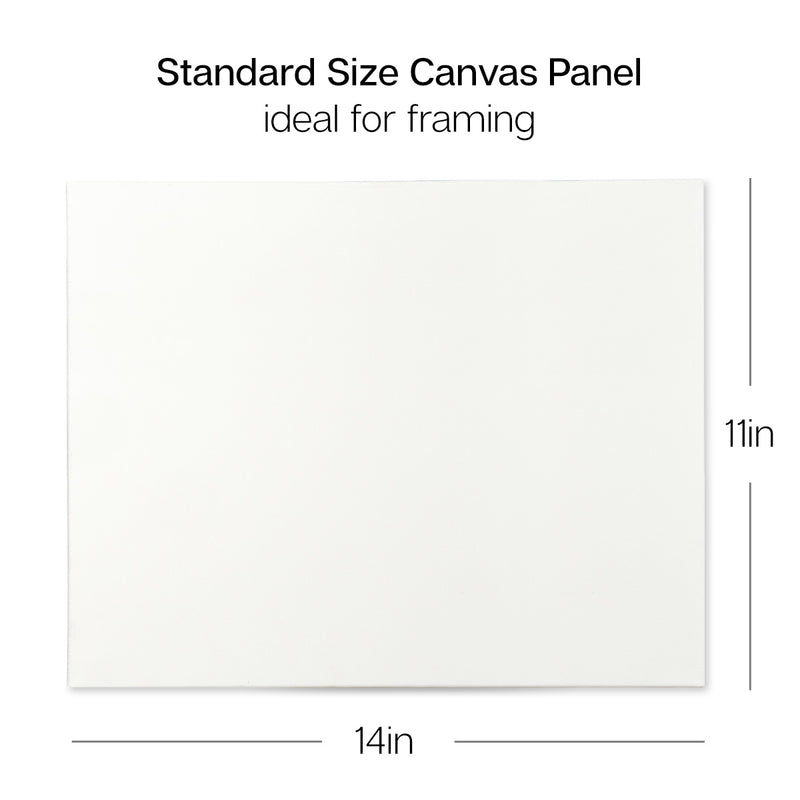 Canvas Panels 11x14 14 pc - STRETCHED CANVAS & PANEL BOARDS - KINGART