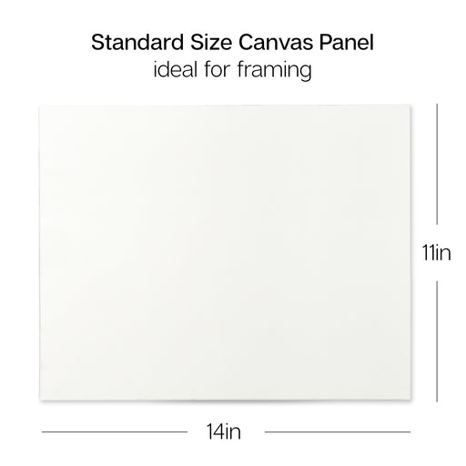 Canvas Panels 11x14 14 pc - STRETCHED CANVAS & PANEL BOARDS - KINGART