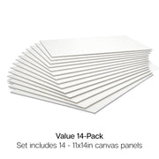 Canvas Panels 11x14 14 pc - STRETCHED CANVAS & PANEL BOARDS - KINGART