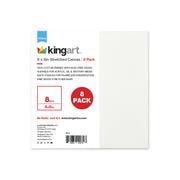 Stretched Canvas 6x6 8 pc - STRETCHED CANVAS & PANEL BOARDS - KINGART