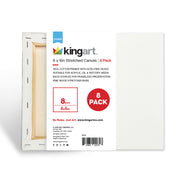 Stretched Canvas 6x6 8 pc - STRETCHED CANVAS & PANEL BOARDS - KINGART
