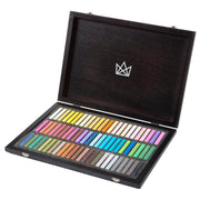 Soft Pastels, Espresso Wood Case, 72 Colors - Pro - KINGART®