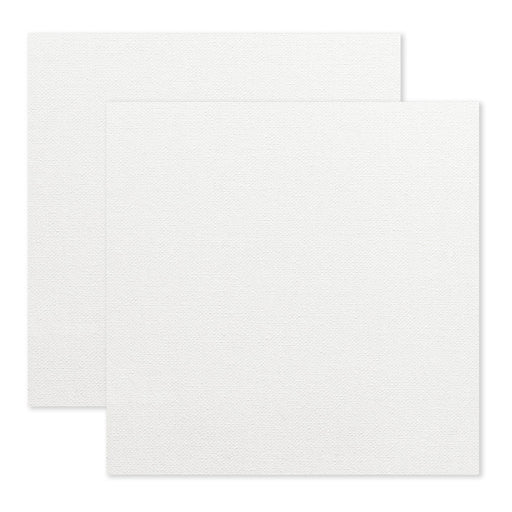Stretched Canvas Set – 24” x 24” Square, 2-Pack, 100% Cotton, Primed - STRETCHED CANVAS & PANEL BOARDS - KINGART
