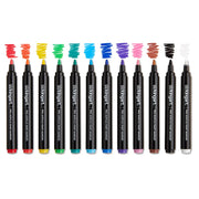 PRO Acrylic Paint Markers 12 Colors - Pro - KINGART®
