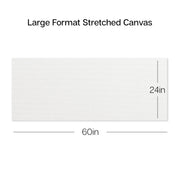 Stretched Canvas Set – 24” x 60” Panoramic, 2-Pack, 100% Cotton, Primed - STRETCHED CANVAS & PANEL BOARDS - KINGART