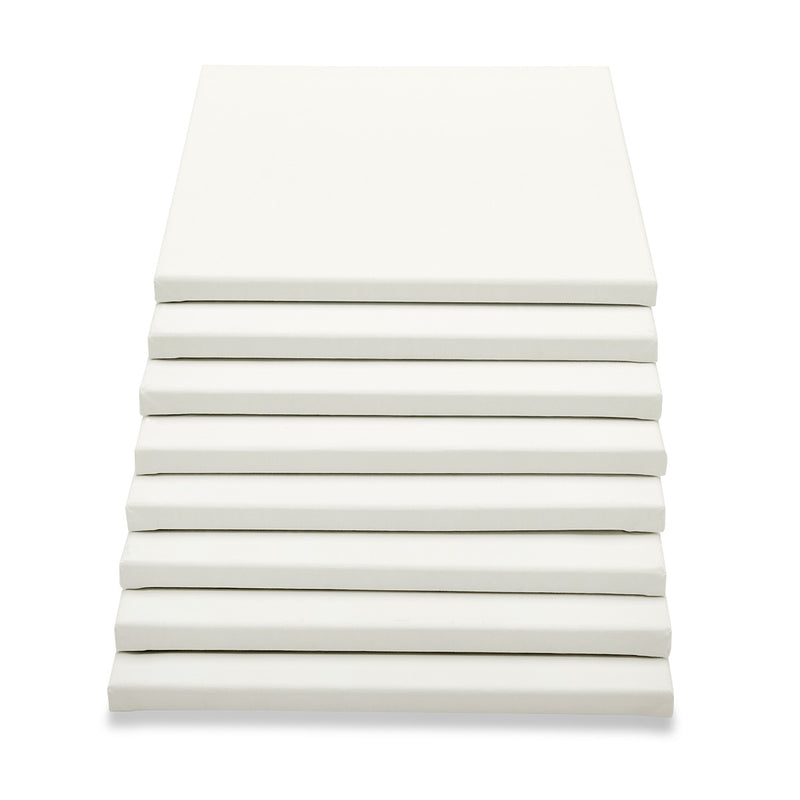 Canvas & Easel Set 3x3 8 pc - STRETCHED CANVAS & PANEL BOARDS - KINGART
