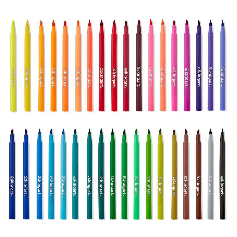 Watercolor Brush Markers 36 Colors - Studio - KINGART®