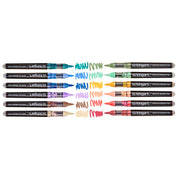 Acrylic Brush Tip Pens 12 Vintage Colors - Pro - KINGART