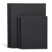 Black Stretched Canvas 4 pc - STRETCHED CANVAS & PANEL BOARDS - KINGART