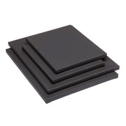 Black Stretched Canvas 4 pc - STRETCHED CANVAS & PANEL BOARDS - KINGART