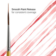 Original Gold® 9035 Round Needle Point Brush Set - 5 pcs - PREMIUM BRUSH SETS - KINGART