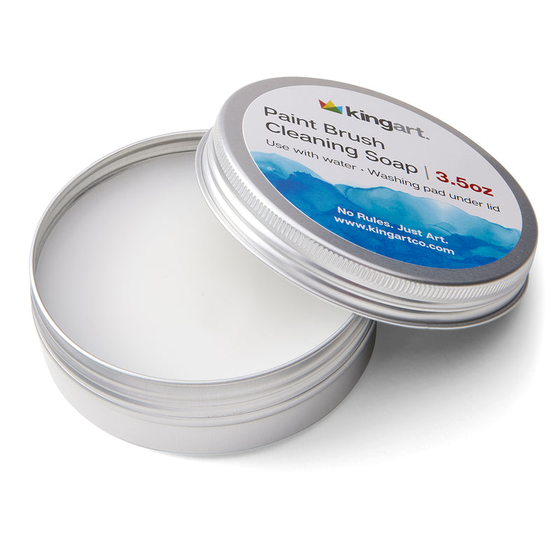 Paint Brush Cleaning Soap 3.5oz - STUDIO SUPPLIES - KINGART