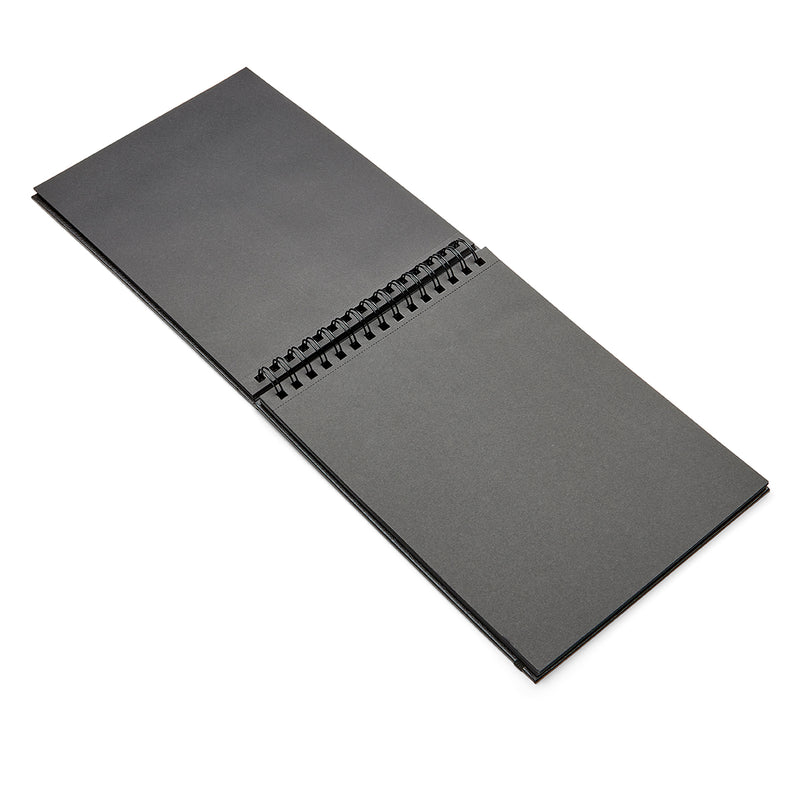 Black Paper Sketchbook  8" x 10.5" - 75 Sheets