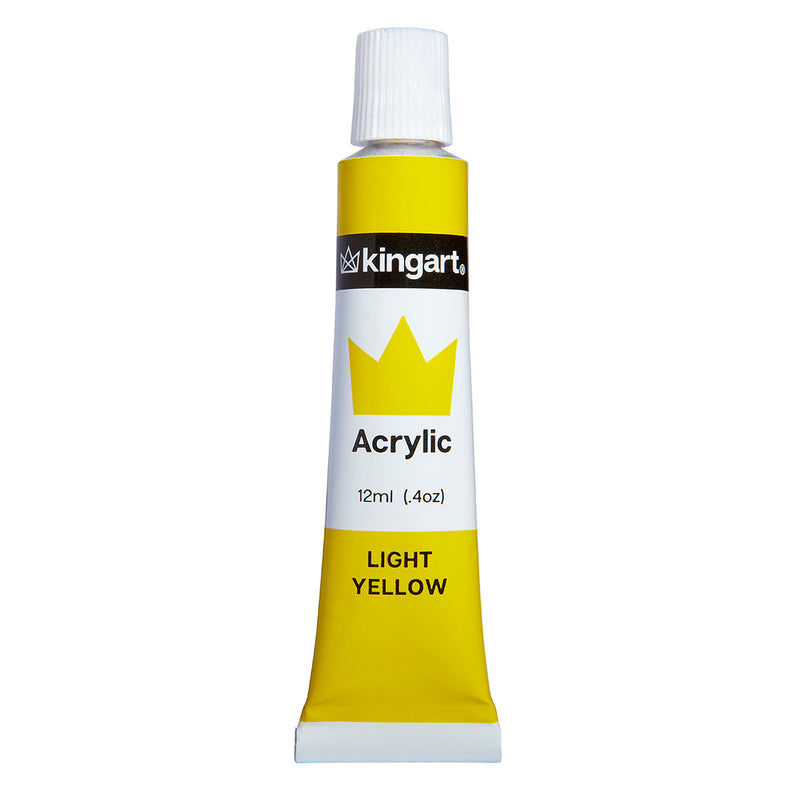 Acrylic Paint, 12ml (.4oz), Set of 18 Colors - Studio - KINGART®