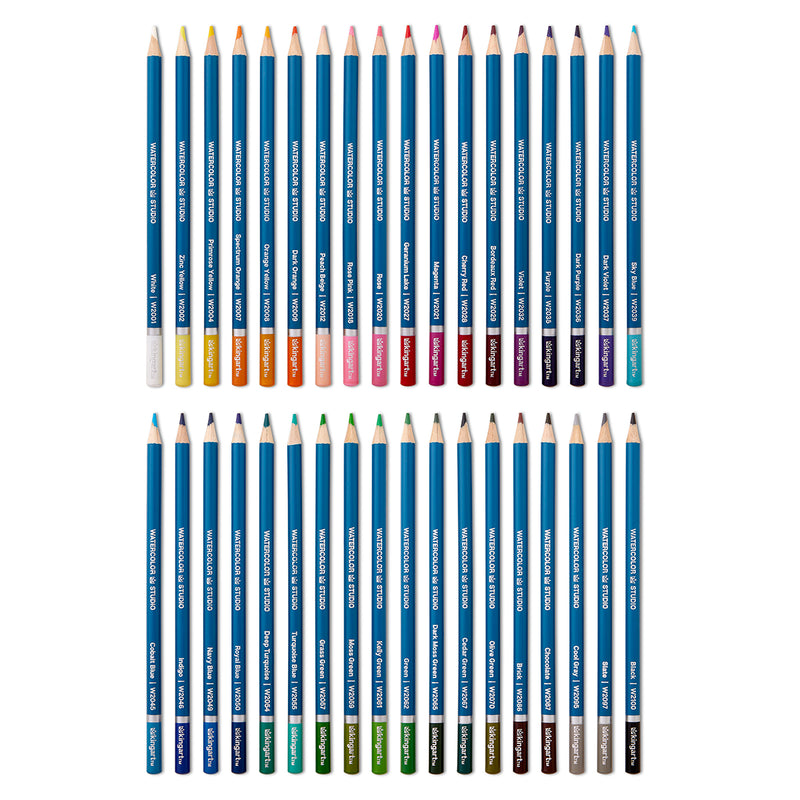 Watercolor Pencils 36 Colors - DRAWING & SKETCHING SUPPLIES - KINGART