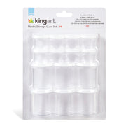 KINGART® Studio Multipurpose Plastic Storage Cups, Set of 14 -  - KINGART