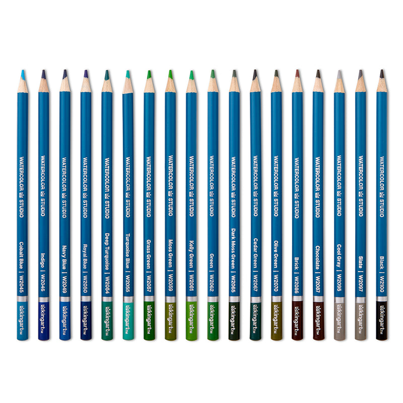 Watercolor Pencils 36 Colors - DRAWING & SKETCHING SUPPLIES - KINGART