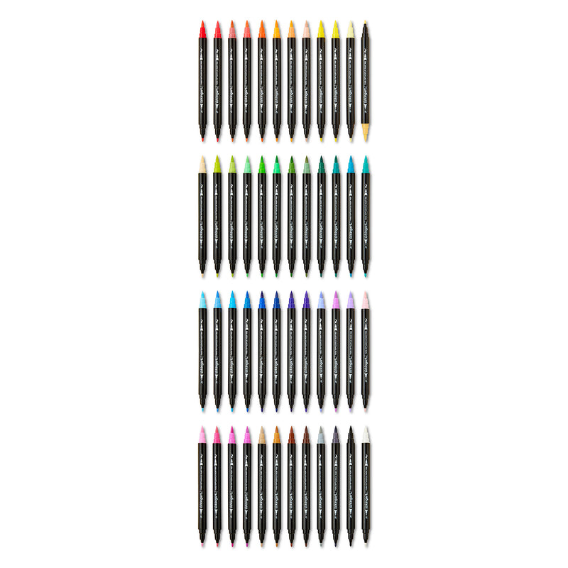 Twin-Tip™ Acrylic Paint Pens 48 Colors -  - SHANGHAI CMB IMPORT & EXPORT CO., LTD