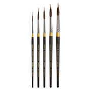 Original Gold® 9035 Round Needle Point Brush Set - 5 pcs - PREMIUM BRUSH SETS - KINGART