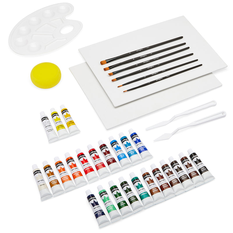 Acrylic Painting Starter Set 36 Pcs - Studio - KINGART®