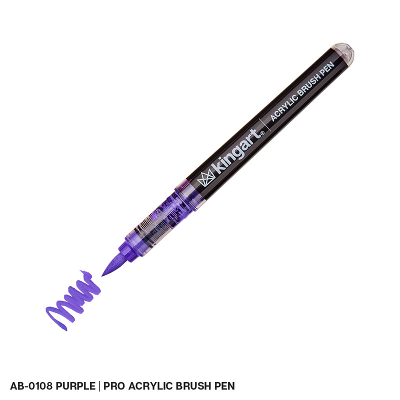 PRO Acrylic Paint Brush Pens -  Singles - Pro - KINGART