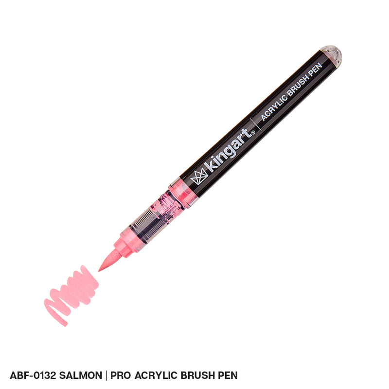 Acrylic Brush Tip Pens - Single Colors - Pro - KINGART