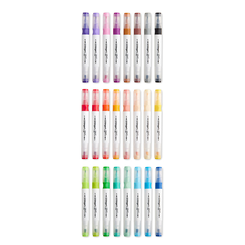 Twin-Tip™ Watercolor Pens 24 Colors - Studio - KINGART