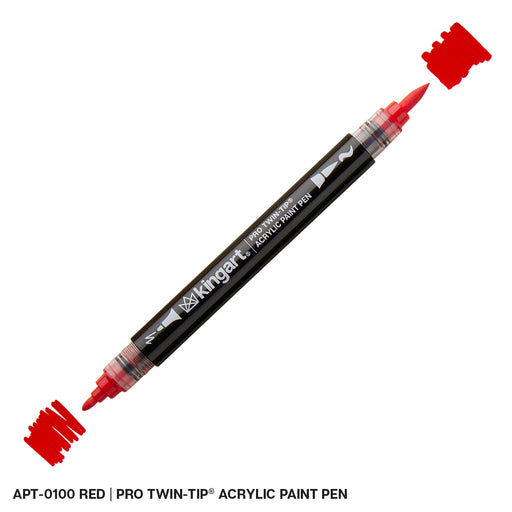 Twin-Tip Acrylic Paint Brush Pens - Open Stock Single Colors - MARKERS & PENS - KINGART