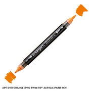 Twin-Tip Acrylic Paint Brush Pens - Open Stock Single Colors - MARKERS & PENS - KINGART