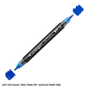 Twin-Tip Acrylic Paint Brush Pens - Open Stock Single Colors - MARKERS & PENS - KINGART