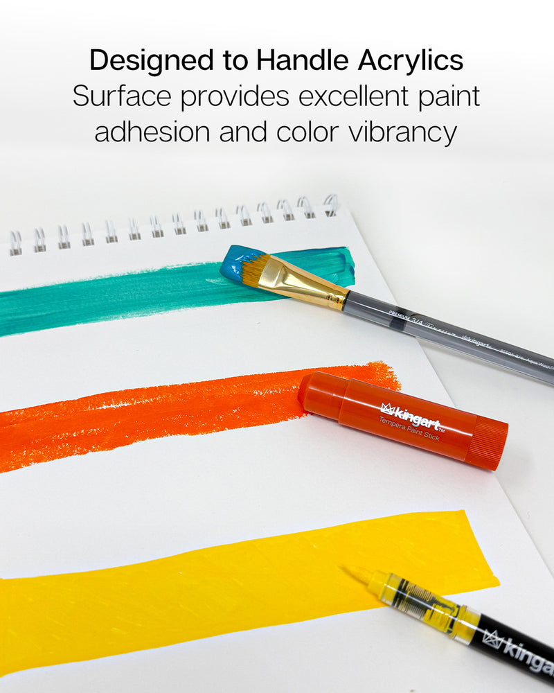 Acrylic Painting Paper Pad - 9” x 12” - 12 Sheets