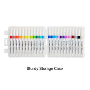 Acrylic Paint Brush Tip Markers 24 Colors - Studio - KINGART