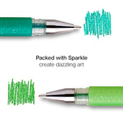 Gel Pens, Soft Grip, 24 Green Tone Colors - Studio - KINGART