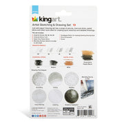 Sketching & Drawing Set, 13 pc - ARTIST SETS - KINGART