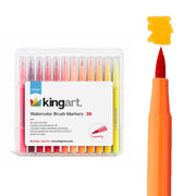 Watercolor Brush Markers 36 Colors - Studio - KINGART