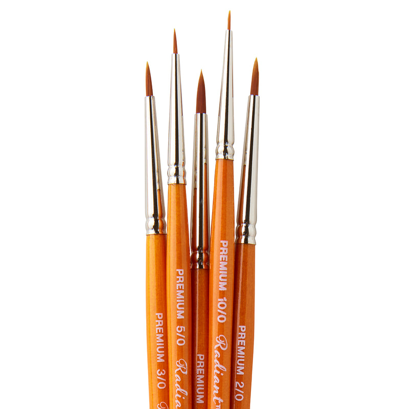 Radiant™ 6650 Spotter Brush Set, 6 pc - Premium - KINGART
