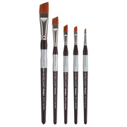 Precision™ 2400 Angle Brush Set, 5 pc -  - KINGART