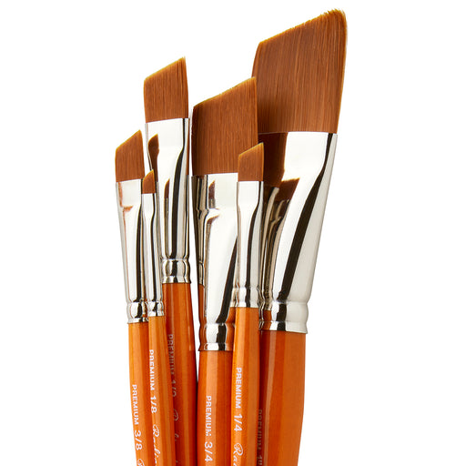 Radiant™ 6400 Angle Shader Brush Set, 6 pc - Premium - KINGART