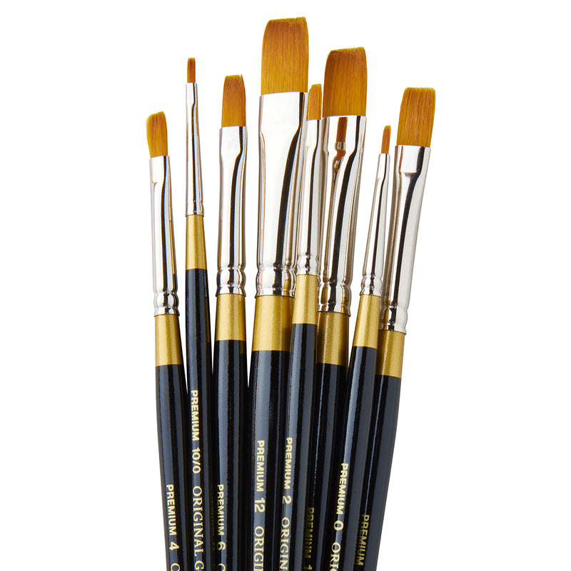 Original Gold® 9300 Flat Set, 8 pc - Premium - KINGART