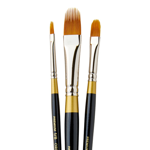 Original Gold® 9520 Filbert Rake™ Set, 3 pc - Premium - KINGART